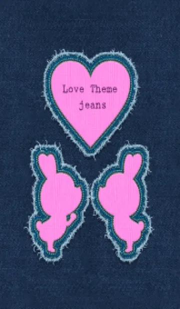 [LINE着せ替え] Love Theme - jeans 72の画像1