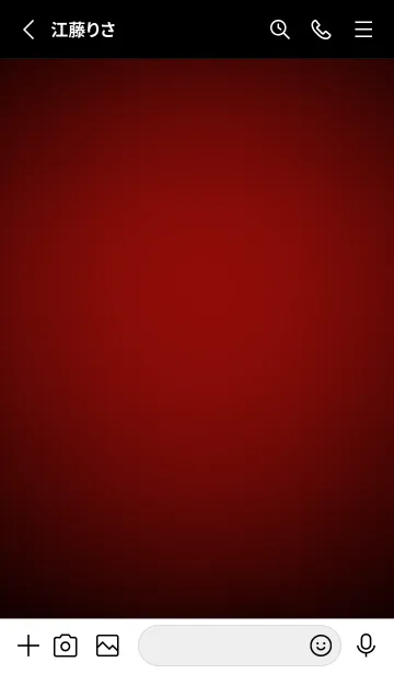 [LINE着せ替え] Scarlet Red Light Theme V7 (JP)の画像2