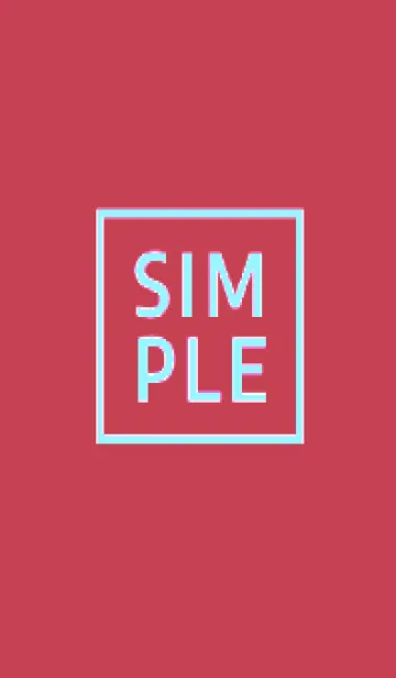 [LINE着せ替え] 2 カラー シンプル 107の画像1