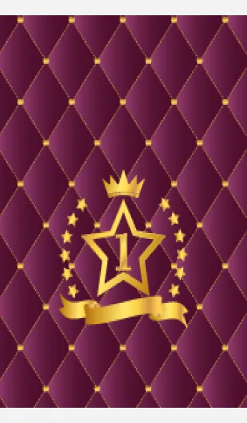 [LINE着せ替え] 星と王冠 白の画像1