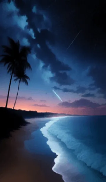 [LINE着せ替え] 夏の夜空 tRaThの画像1