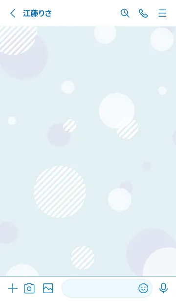 [LINE着せ替え] 丸 おしゃれ3の画像2