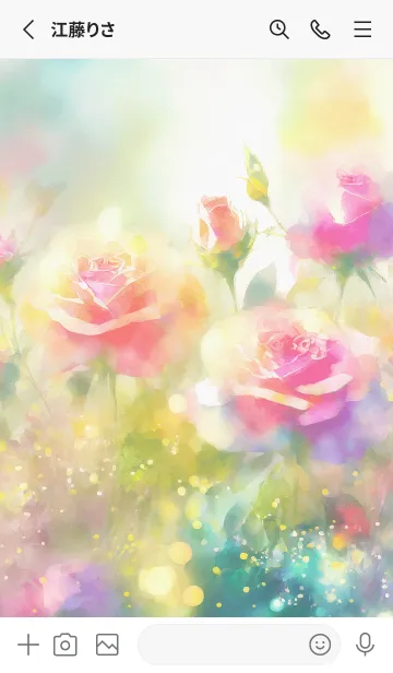 [LINE着せ替え] 薔薇(バラ)の花の着せかえ(R3896)の画像2