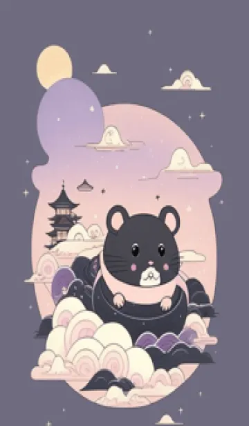 [LINE着せ替え] 可愛い小さなマウス 快適な良い日 sVuYnの画像1