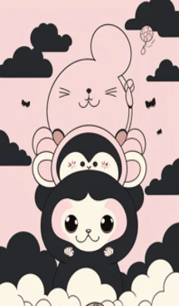 [LINE着せ替え] 可愛い小さなマウス 快適な良い日 GdlkSの画像1