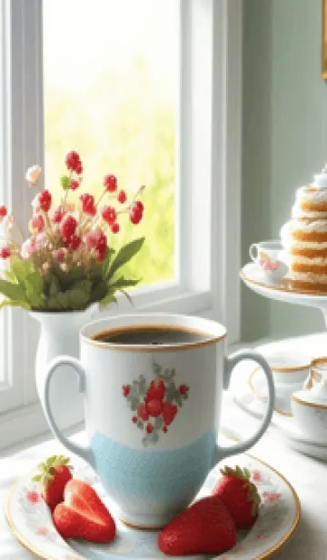 [LINE着せ替え] 午後のコーヒータイム I1Dupの画像1