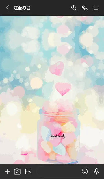 [LINE着せ替え] black パステルキャディの画像2