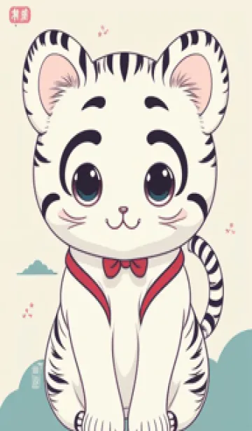 [LINE着せ替え] 可愛い虎は猫ではありません brs0Wの画像1