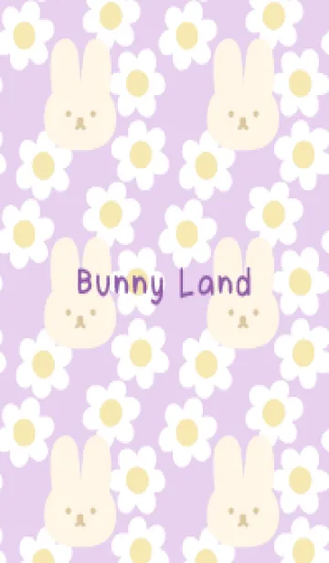 [LINE着せ替え] Bunny Landの画像1