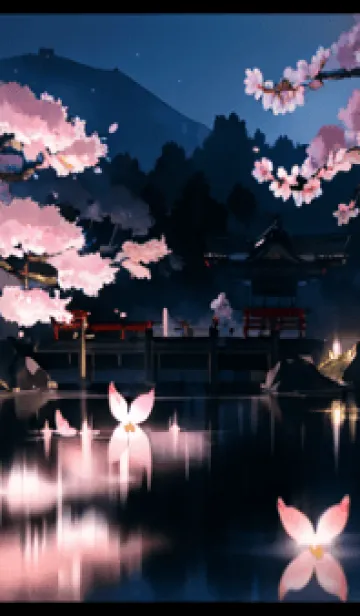 [LINE着せ替え] 桜花繚乱 #ELSaE121。の画像1