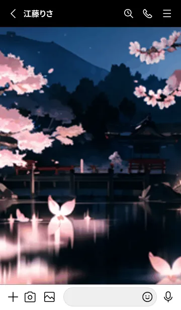 [LINE着せ替え] 桜花繚乱 #ELSaE121。の画像2