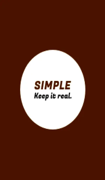 [LINE着せ替え] シンプル -Keep it real.- 6の画像1