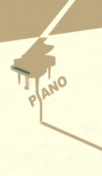 [LINE着せ替え] グランドピアノ  錆納戸の画像1