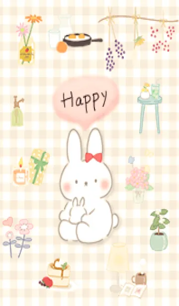 [LINE着せ替え] イエロー 幸せなひと時11_1の画像1