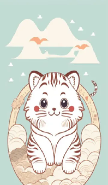 [LINE着せ替え] 可愛い虎は猫ではありません ofiNhの画像1