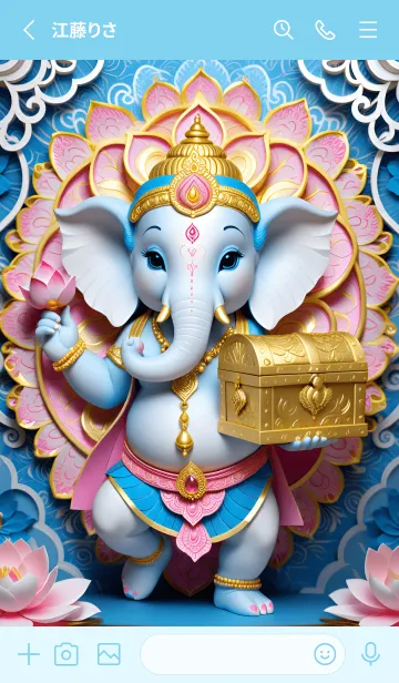 [LINE着せ替え] Ganesha, extremely rich, wealthy (JP)の画像2