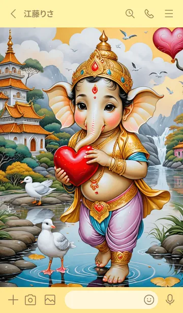 [LINE着せ替え] Ganesha For Rich & Work_Theme (JP)の画像2