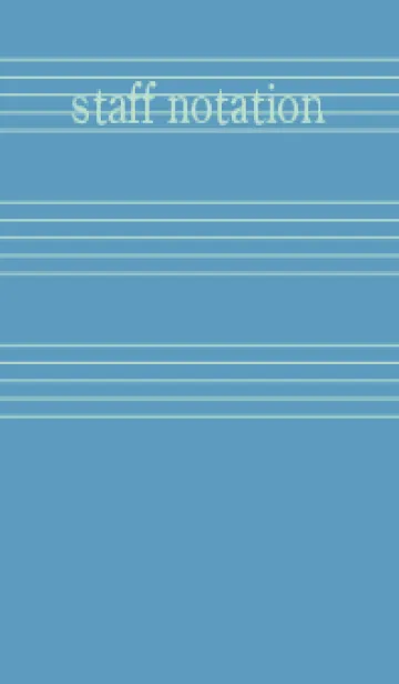 [LINE着せ替え] 五線譜1 アクアグレイの画像1