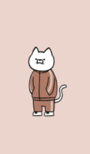 [LINE着せ替え] 芋ジャージにゃん(パステル12)の画像1