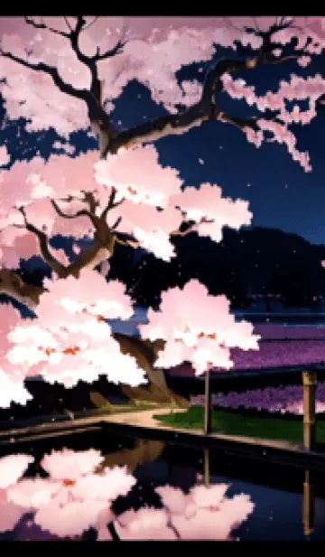 [LINE着せ替え] 桜花繚乱 #EMHE08。の画像1