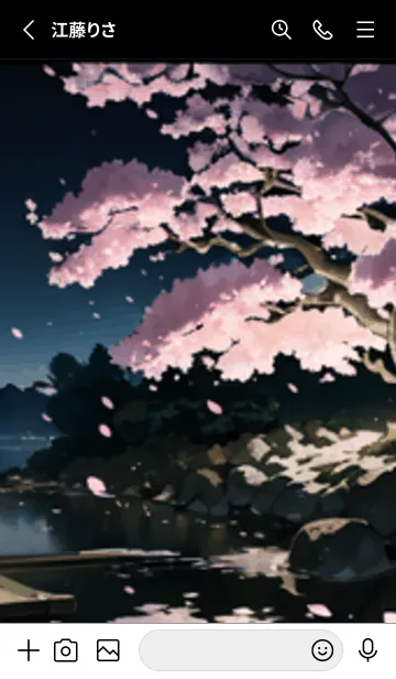 [LINE着せ替え] 桜花繚乱 #EMHE07。の画像2