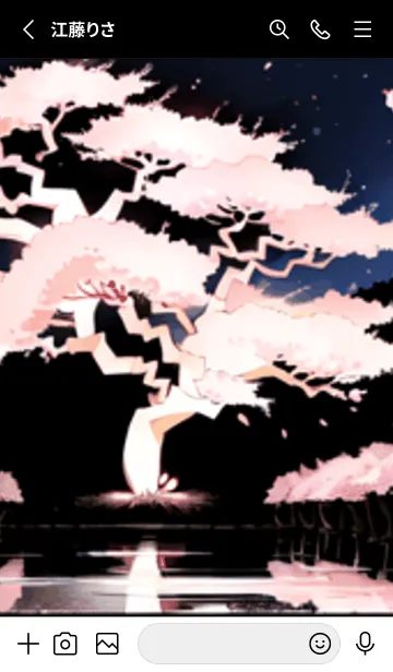 [LINE着せ替え] 桜花繚乱 #EMHE05。の画像2