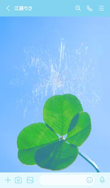 [LINE着せ替え] ケサランパサラン & Lucky clover #2-10の画像2