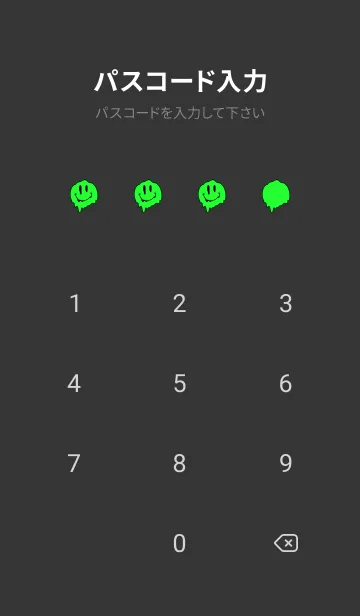 [LINE着せ替え] ドリップ スマイル .103の画像4