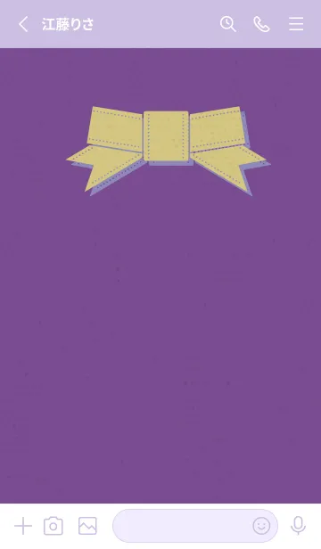 [LINE着せ替え] リボンのきせかえ マジカルの画像2