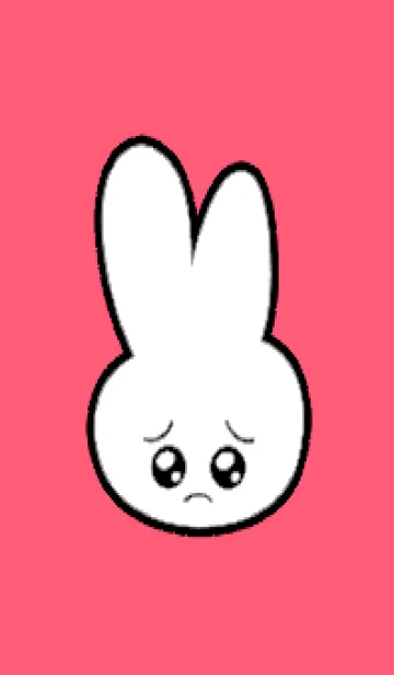 [LINE着せ替え] ぴえん うさぎ 212の画像1