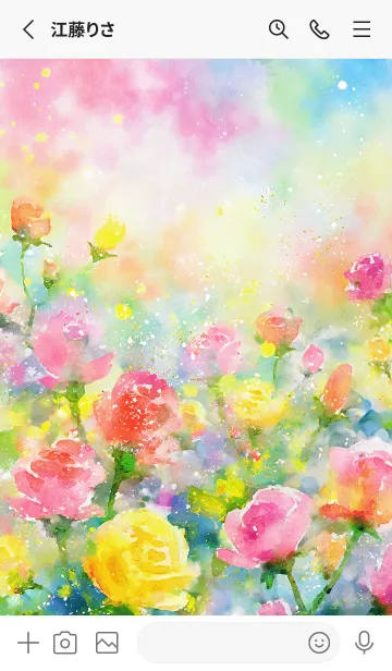 [LINE着せ替え] 薔薇(バラ)の花の着せかえ(R3922)の画像2