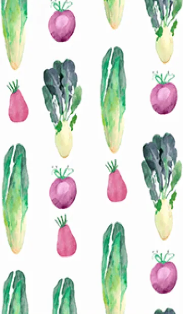 [LINE着せ替え] 【シンプル】お野菜の着せかえ#725の画像1