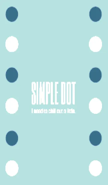 [LINE着せ替え] シンプルドット -173の画像1
