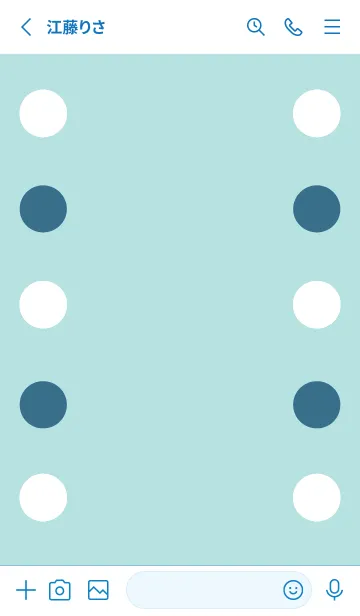 [LINE着せ替え] シンプルドット -173の画像2