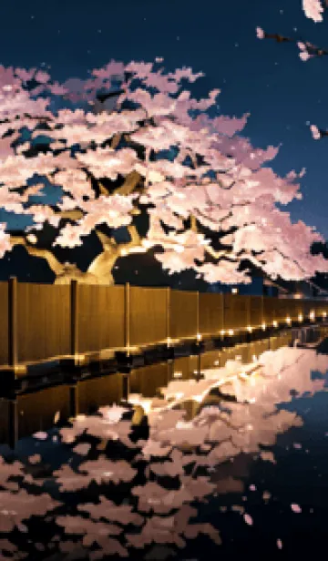 [LINE着せ替え] 桜花繚乱 #EMHE027。の画像1