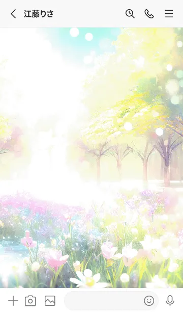 [LINE着せ替え] 優美な春の風景の着せかえ(Spring-622)の画像2