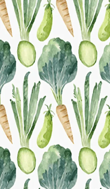 [LINE着せ替え] 【シンプル】お野菜の着せかえ#731の画像1