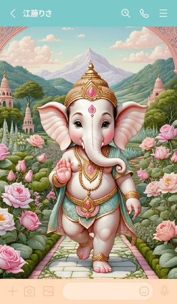 [LINE着せ替え] Ganesha ;  wealth & Rich Theme (JP)の画像2