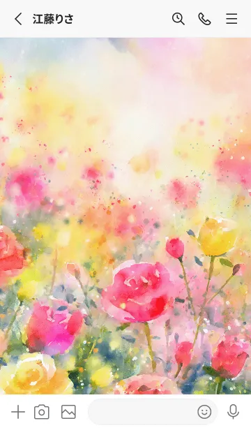 [LINE着せ替え] 薔薇(バラ)の花の着せかえ(R3932)の画像2