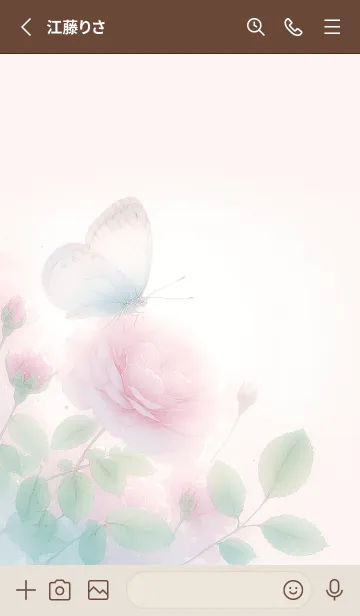 [LINE着せ替え] Flowers and Butterflies-02(Japan)の画像2