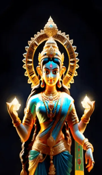 [LINE着せ替え] Laxmi ダークテーマ、カラフルな色 26の画像1