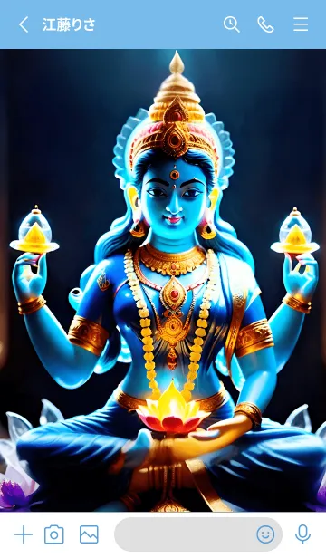 [LINE着せ替え] Laxmi ダークテーマ、カラフルな色 29の画像2