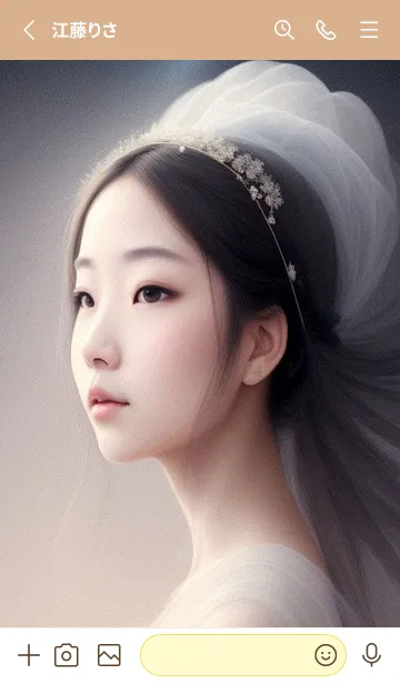 [LINE着せ替え] 東方の少女 GDQLMの画像2