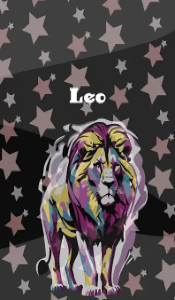 [LINE着せ替え] black しし座の星座の画像1