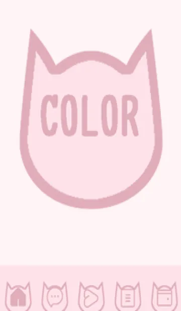 [LINE着せ替え] pink color N60の画像1