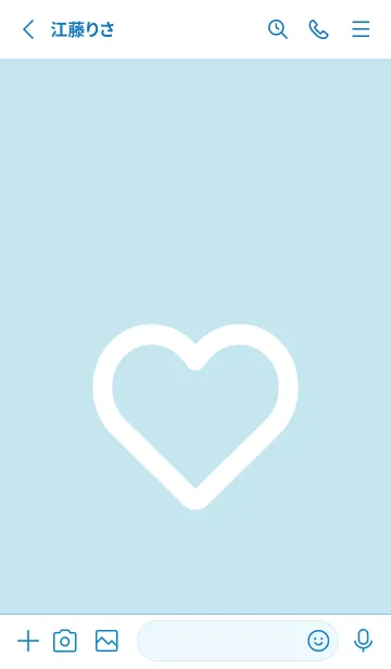 [LINE着せ替え] ハート アイコン 106の画像2