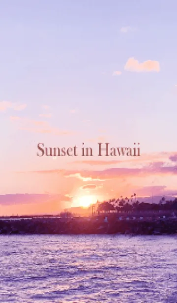 [LINE着せ替え] Sunset in Hawaii 2の画像1