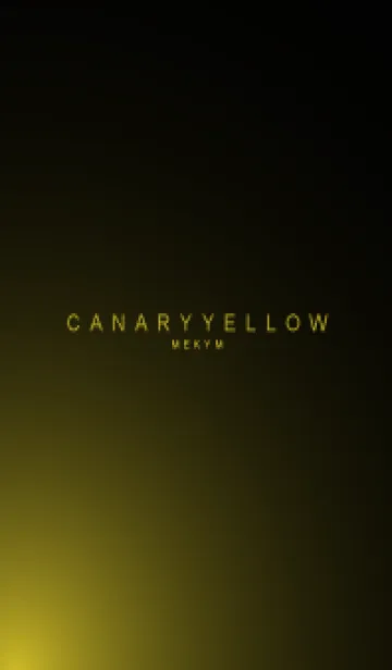 [LINE着せ替え] CANARYYELLOWLIGHT -MEKYM-の画像1