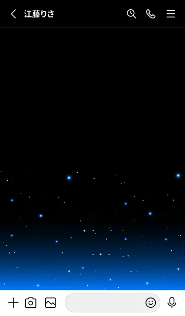 [LINE着せ替え] LIGHT - GRADATION STAR 3の画像2