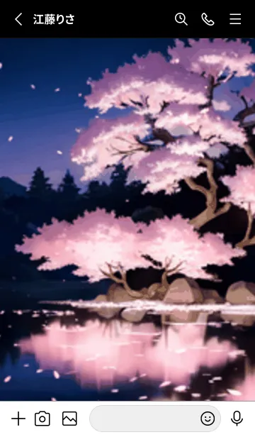 [LINE着せ替え] 桜花繚乱 #EOOU413。の画像2